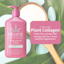 Hempz Sweet Jasmine & Rose Collagen Infused Herbal Body Moisturizer, 17 Oz. image 3