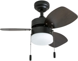 Honeywell Ceiling Fans Ocean Breeze - 30-In Indoor Fan - Led, Gilded Espresso - £63.79 GBP