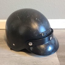 CKX Open Face Helmet VG500 Flat Black XS Small Motorcycle half vented visor - £18.93 GBP