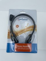 Headset Microphone Mic Manhattan Stereo Volume Lightweight Chat Music Ga... - $12.95