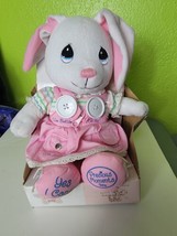 Precious Moments Bunny Yes I Can 2003 Vintage Enesco Plush Learn Original Box  - $49.00