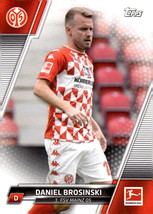 2021-22 Topps Bundesliga Soccer 140 Daniel Brosinski 1 FSV MAINZ 05 Futbol Card - £3.92 GBP