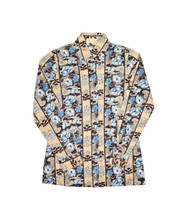 Vintage Kolortron Koret of California Floral Shirt Womens XS Long Sleeve ILGWU - £17.70 GBP