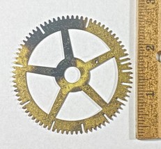 Antique Clock Movement Count Wheel  (65.55mm Dia, 9.26mm Inner Dia) (KD258) - $12.99