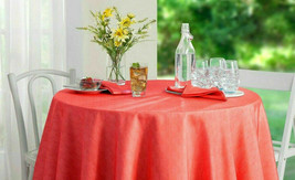 Baked Apple Red Fabric Outdoor Indoor Tablecloth New 60x84 Water Repellent Beach - $28.91