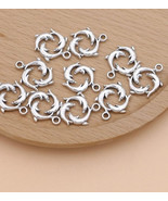 Jumping dolphins charm pendants 10 PIECES - $13.56 CAD