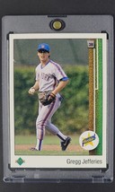 1989 UD Upper Deck #9 Gregg Jefferies RC Rookie New York Mets NY Baseball Card - $1.69