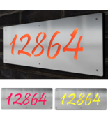 Premium Stainless Steel Address Sign with LED Backlightin... - £259.86 GBP
