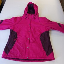 Columbia WL4024 Omni-Shield Women's Pink Full Zip Snap Hoodie Jacket Size XL image 13
