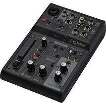 Yamaha ag03mk2 b  black 3 channel mixer thumb200