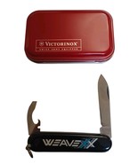 Victorinox Rostfrei 2-Blade Officer Suisse Black Knife Advertising Weave... - $279.66 MXN