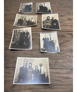 Vintage 1944 Lot of 7 Family Photographs Dressed Up 1940s Wartime KG JD - $16.29 CAD