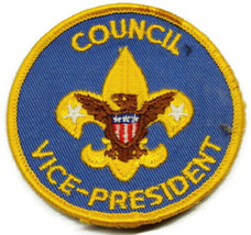 Vintage Boy Scout Council Vice-President Patch - £9.95 GBP