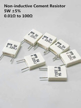5W Non-inductive Cement Resistor ±5%, Series Resistance Values 0.01Ω to 100Ω - $2.68+