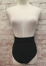 SWIM by Cacique Womens Size 26  Black White Dot Print Swim Brief NEW - £36.78 GBP