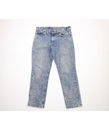 Vintage 80s Levis 305 Orange Tab Boys 33x28 Husky Acid Wash Denim Jeans USA - $1,506.97 MXN