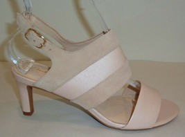 Clarks Size 9 M LAURETI JOY Cream Suede Heeled Sandals New Womens Shoes - £86.25 GBP