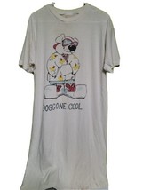 Vintage Doggone Cool Polar Bear Womens Graphic Sleep Shirt USA Single St... - £14.83 GBP