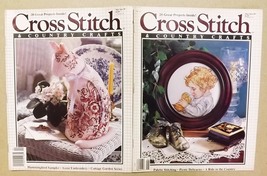 Two (2) Cross Stitch & Country Crafts Magazines for from 1989 & 1990 - £2.35 GBP
