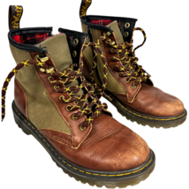 Dr Martens 1460 Panel J Kids Leather Zip Lace-up Lined Boots size 3 - $32.06 CAD