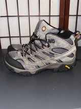 Merrell Men&#39;s Moab 2 Mid Waterproof Outdoor Hiking Boots Earth Size 9 J06053 - £19.39 GBP