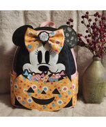 Loungefly Minnie Mouse Cosplay Floral Pumpkin Glow Mini Backpack - $79.20