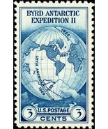 1935 3c Byrd Antarctic, Single Stamp issued without gum Scott 753 Mint F... - $2.98