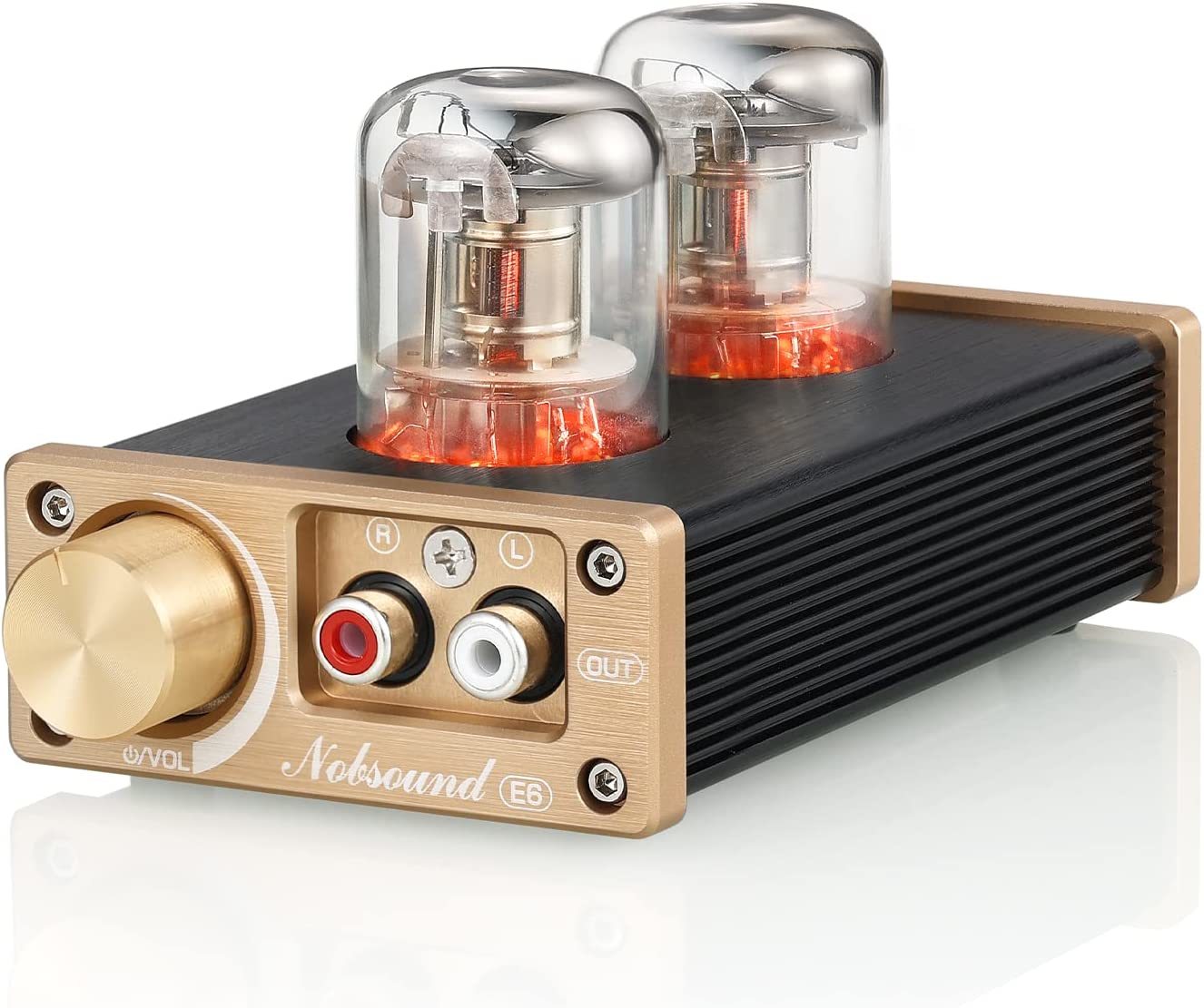 Primary image for Nobsound E6 Direct Heated Vacuum Tube Preamp Class A Stereo Audio Pre-Amplifier.