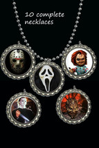 horror movies scary halloween party favors 1 necklace necklace chucky you choose - £3.88 GBP