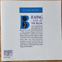 Live At The Regal by B.B. King  (CD 1977 MCA) blues guitar - £3.10 GBP