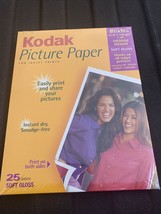 Kodak 25 Sheets Soft Gloss Picture / Photo Paper - 8 1/2&quot; x 11&quot; *NIB* - £6.15 GBP