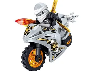 NWTOYS Zane Ninjago With Grey Motorcycle Action Figures US - $8.00