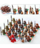 21pcs Star Wars Ewoks Village Battle for Endor Tokkat Wicket Logray Minifigures  - $56.98