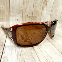 SolarX Gloss Brown Polarized Wrap Sunglasses - VE04P 58-15-117 - £11.61 GBP