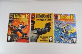 The Punisher Magazine 6 7 8 Marvel Comics 1990 Lot of 3 Mostly NM - £38.11 GBP