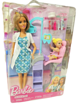Barbie Career Doll New Dentist Doll You Can Be Anything with Toddler Patient - £13.19 GBP