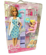 Barbie Career Doll New Dentist Doll You Can Be Anything with Toddler Pat... - £13.22 GBP