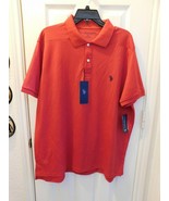 U.S. POLO ASSN. Men&#39;s Performance Short Sleeve Polo Shirt SMALL Engine Red - $49.05 CAD