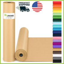 Brown Kraft Paper Roll Crafts Gift Wrapping Moving Packing Cushioning Sh... - $183.41 MXN