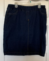 Westbound Dark Blue Denim Skirt Size 16 - €21,57 EUR