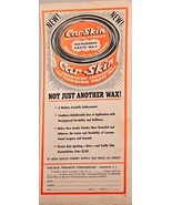 1959 CAR-SKIN ADVANCED FORMULA PASTE WAX-12 MONTHS DURATION Vintage Prin... - $16.01 CAD