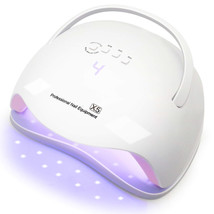 Gel UV LED Nail Lamp,168W LED Nail Light for Gel Polish Nail Dryers with 4 Timer - £11.56 GBP