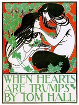 3711.When hearts are trumps mythology 18x24 Poster.Decorating Home interior desi - $28.00