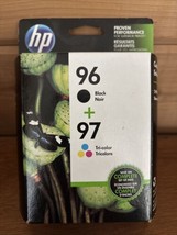 HP 96/97 Black+Color OfficeJet 7210 7310 7410 B8350 9800 Exp. April 2017... - $30.46