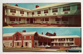 Virginia Motel Split View Old Cars Alexandria VA Dexter Press UNP Postcard 1967 - £4.71 GBP