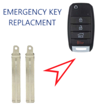 SET OF 2 2013-2022  Kia / Remote Flip Key Blade / KK10 TOY48 / PN: 81996... - $10.99