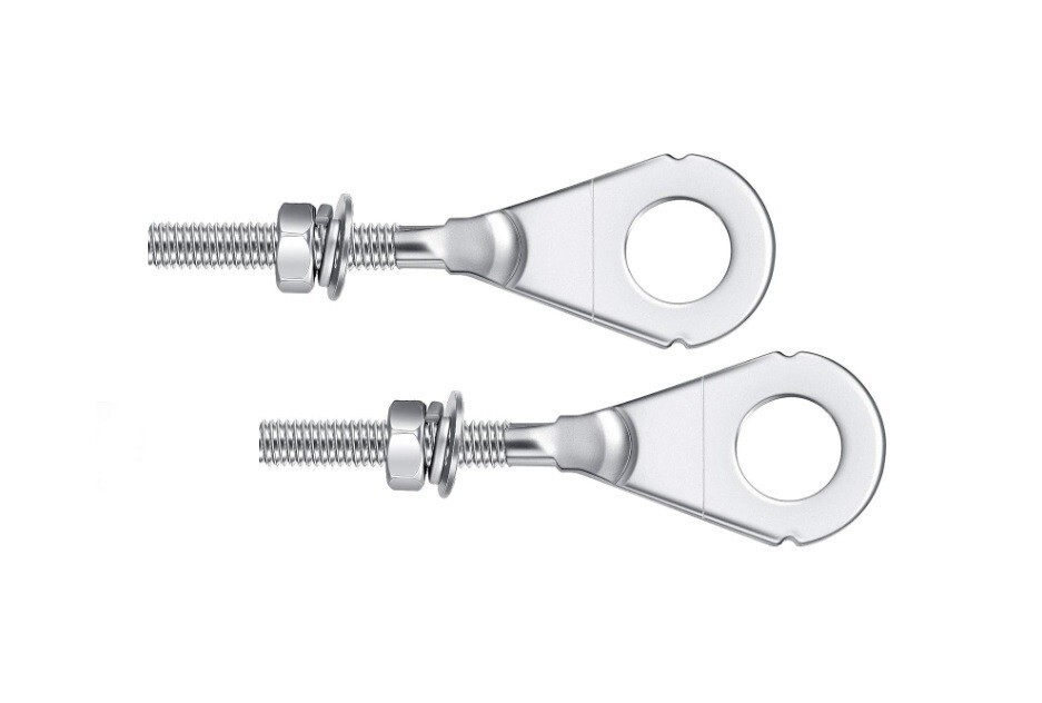 Mega Moto 212 Mini Bike Rear Axle Chain Tensioner Adjuster 12mm Pair - $9.98