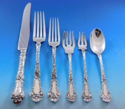 Poppy by Gorham Sterling Silver Flatware Set 12 Service 78 pcs Dinner - $122,309.15 MXN