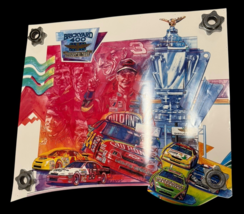 1994 Inaugural Brickyard 400 Rare Die Cut 24x36 Poster - $447.35 MXN