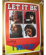 The Beatles Poster Let It Be Italian George Harrison Ringo Starr - $83,508.21 MXN